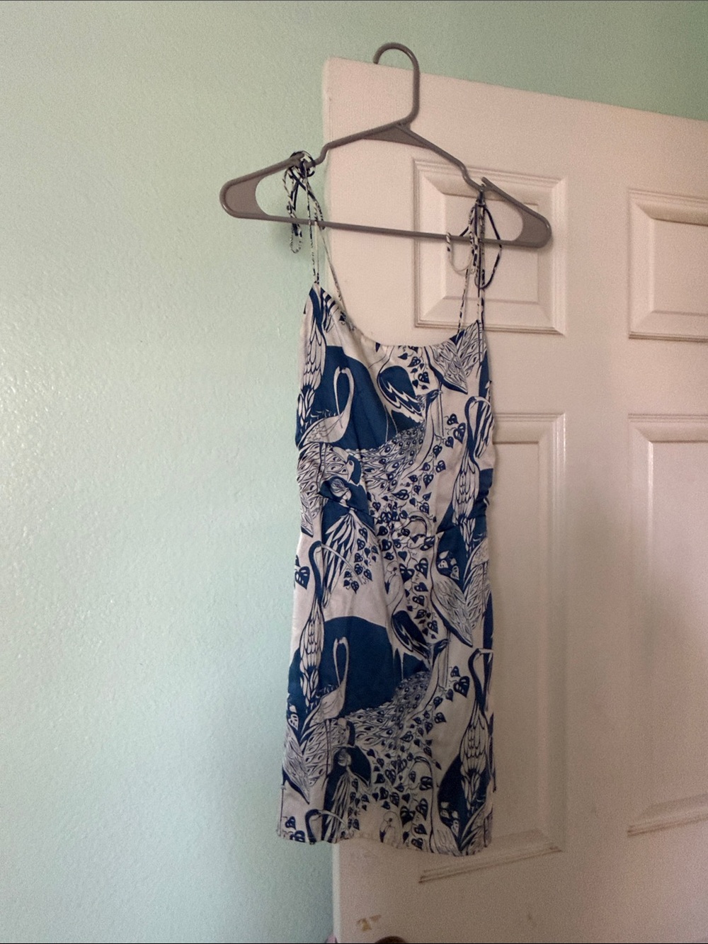 REFORMATION Encino Silk Mini Dress